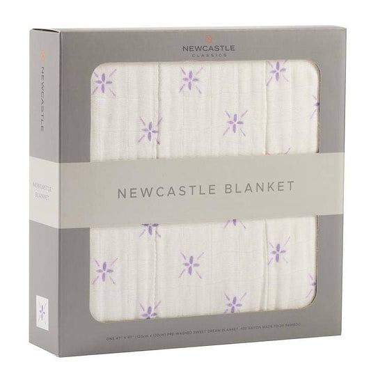 Flower Rayon Bamboo Muslin Blanket