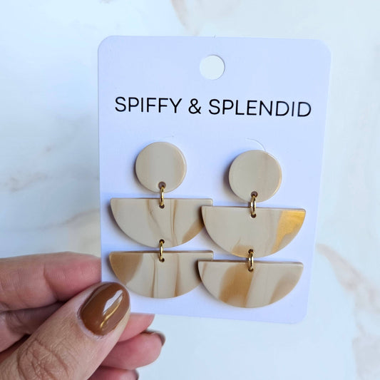 Elsie Golden Ivory Earrings