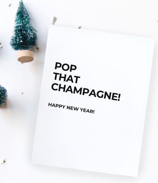 Pop that Champagne Card