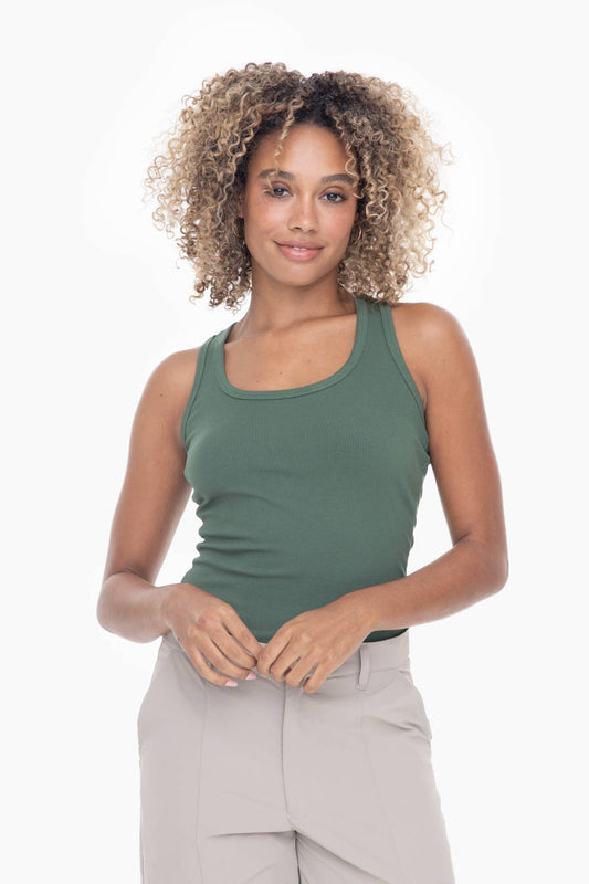 Basil Scoop Neck Tank