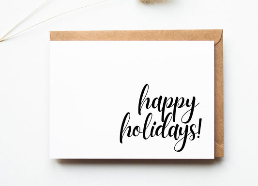 Happy Holidays Greeting Card