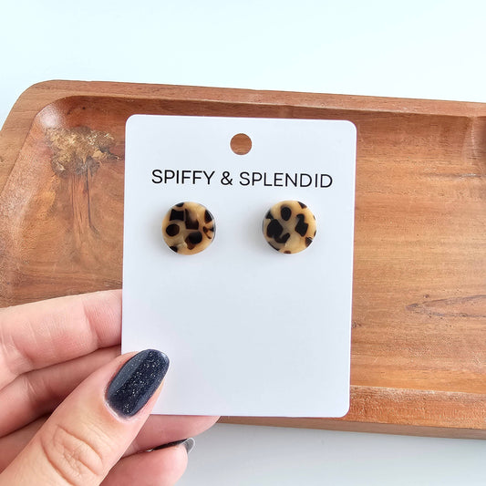 Sophie Cheetah Studs
