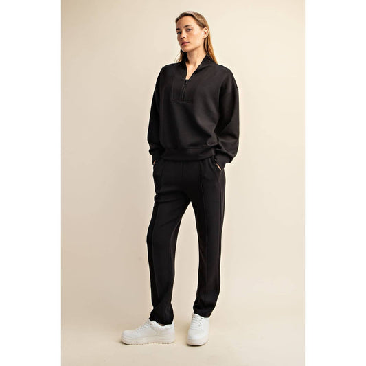 Luxe Modal Scuba Set (Blk)